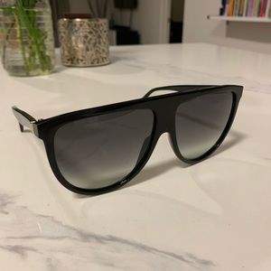 Celine Flattop Gradient Shield Sunglasses